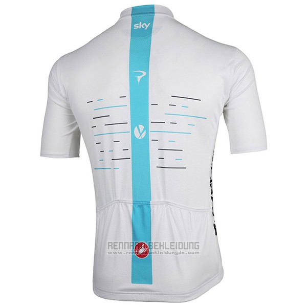 2017 Fahrradbekleidung Sky Wei Trikot Kurzarm und Tragerhose